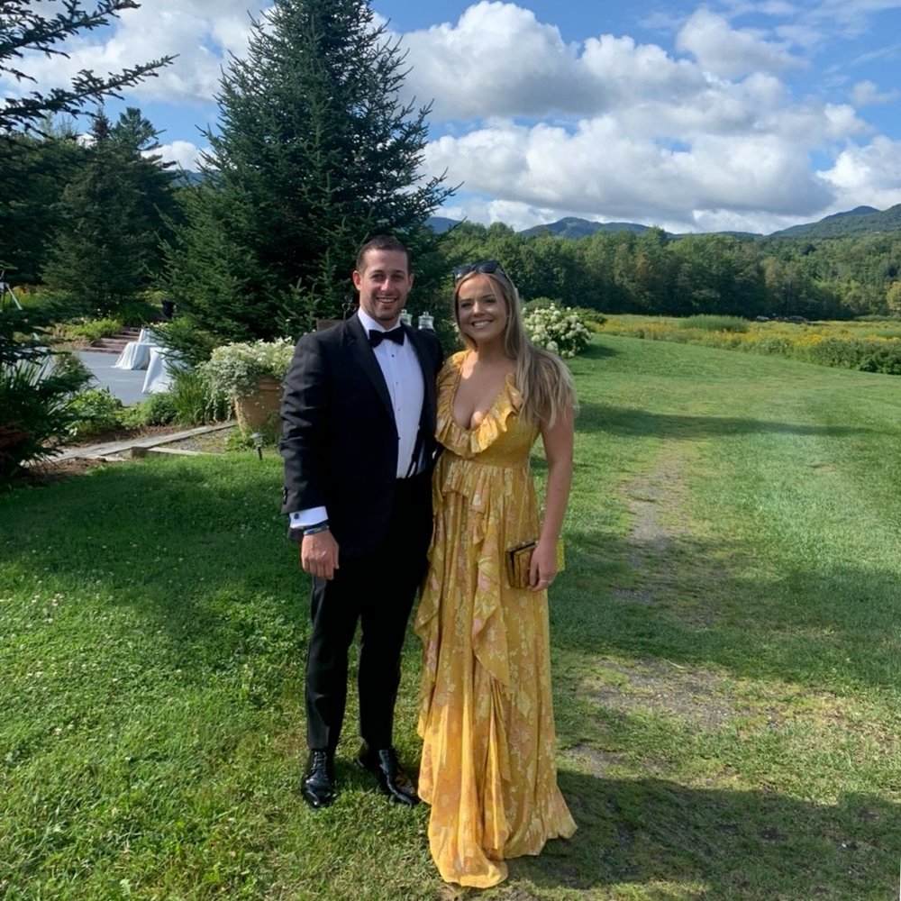 THE Ulla Johnson Dimitria Gown in Citrine (golden)